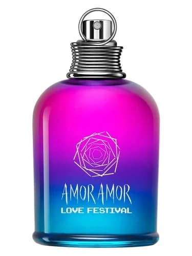 Frasco del perfume Amor Amor Love Festival de Cacharel — fragancia femenino