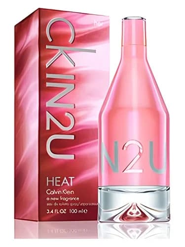 Frasco del perfume Ck In2u Heat For Her de Calvin Klein — fragancia femenino