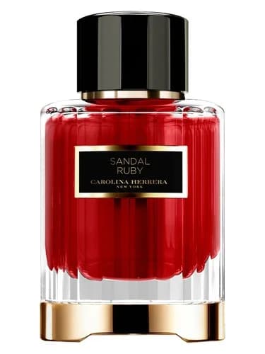 Frasco del perfume Sandal Ruby de Carolina Herrera — fragancia unisex