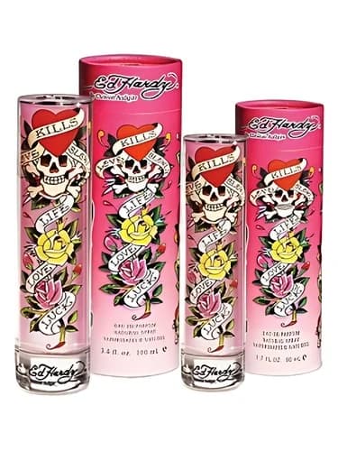 Frasco del perfume Ed Hardy Women S Edt de Christian Audigier — fragancia femenino