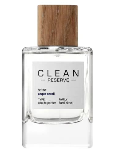 Frasco del perfume Acqua Neroli de Clean — fragancia unisex