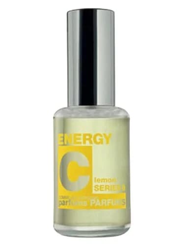 Frasco del perfume Energy C Lemon de Comme Des Garcons — fragancia unisex