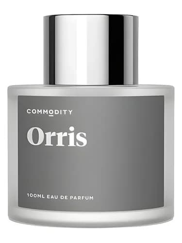 Frasco del perfume Orris de Commodity — fragancia femenino