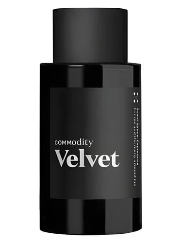 Frasco del perfume Velvet de Commodity — fragancia unisex