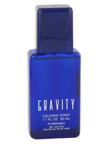 Frasco del perfume Gravity de Coty — fragancia masculino