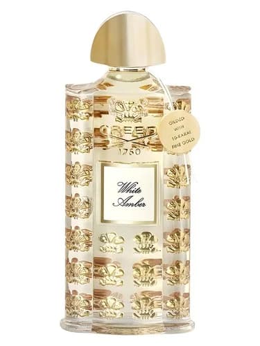Frasco del perfume White Amber de Creed — fragancia unisex