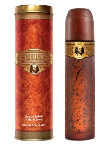 Frasco del perfume Cuba Gold de Cuba Paris — fragancia masculino