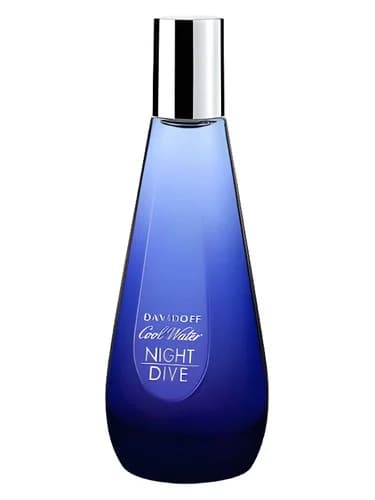 Frasco del perfume Cool Water Night Dive Woman de Davidoff — fragancia femenino