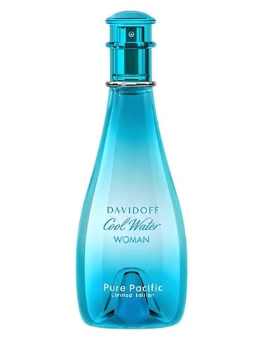 Frasco del perfume Cool Water Pure Pacific For Her de Davidoff — fragancia femenino
