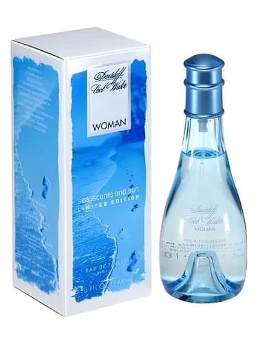 Frasco del perfume Cool Water Sea Scent And Sun de Davidoff — fragancia femenino
