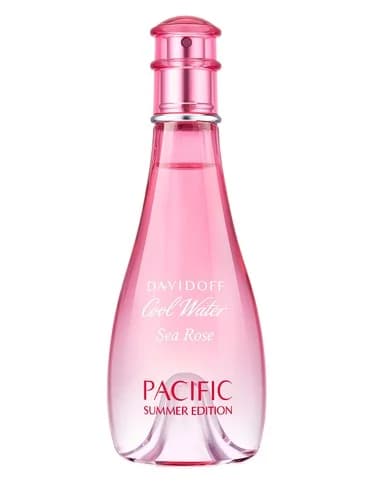 Frasco del perfume Cool Water Woman Sea Rose Pacific Summer Edition de Davidoff — fragancia femenino