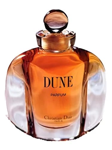 Frasco del perfume Dune Parfum de Dior — fragancia femenino