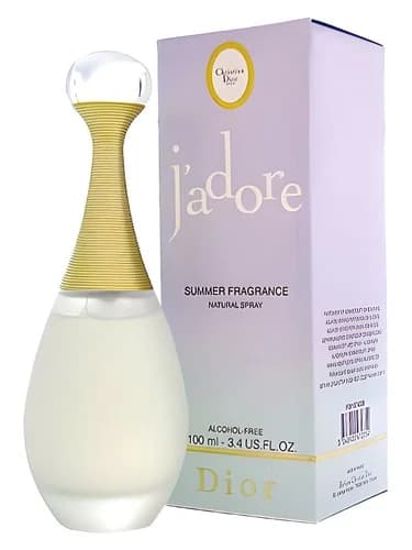 Frasco del perfume J Adore Summer Fragrance de Dior — fragancia femenino