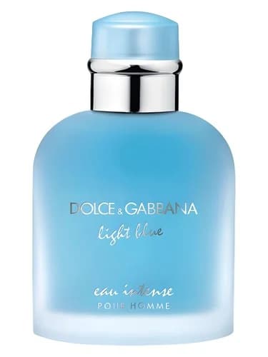 Frasco del perfume Light Blue Eau Intense Pour Homme de Dolce Gabbana — fragancia masculino