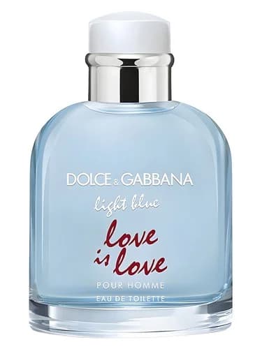 Frasco del perfume Light Blue Love Is Love Pour Homme de Dolce Gabbana — fragancia masculino