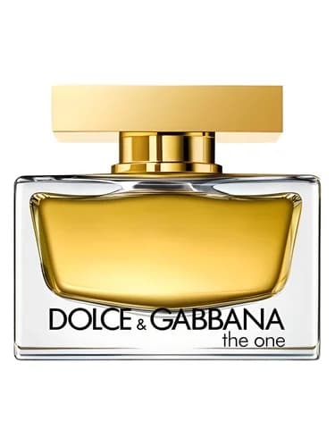 Frasco del perfume The One de Dolce Gabbana — fragancia femenino
