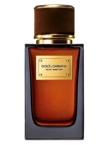 Frasco del perfume Velvet Amber Sun de Dolce Gabbana — fragancia unisex