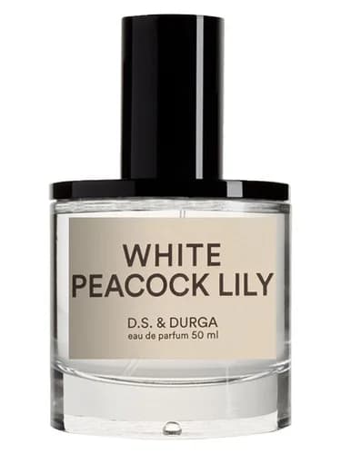 Frasco del perfume White Peacock Lily de Ds Durga — fragancia unisex
