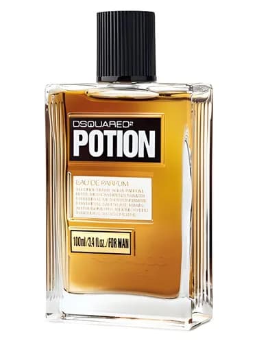 Frasco del perfume Potion de Dsquared2 — fragancia masculino