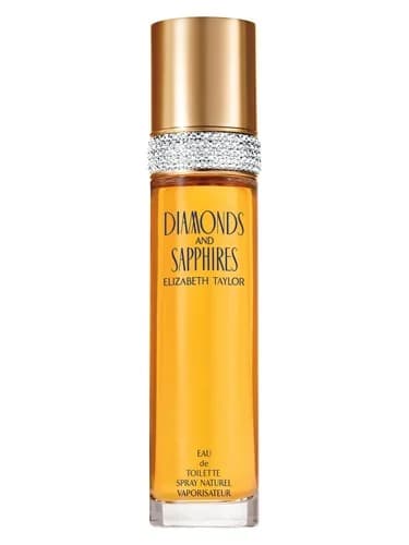 Frasco del perfume Diamonds And Sapphires de Elizabeth Taylor — fragancia femenino