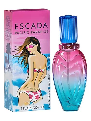 Frasco del perfume Pacific Paradise de Escada — fragancia femenino