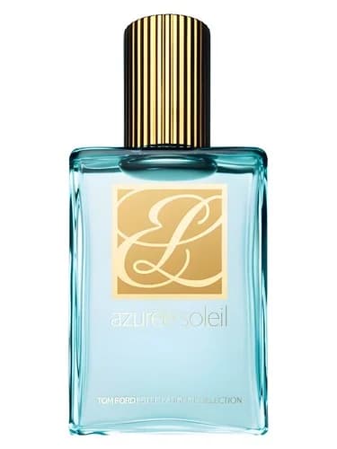 Frasco del perfume Azuree Soleil Eau Fraiche Skinscent de Estee Lauder — fragancia femenino