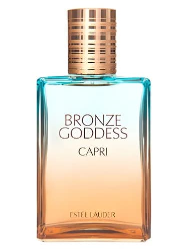Frasco del perfume Bronze Goddess Capri de Estee Lauder — fragancia femenino