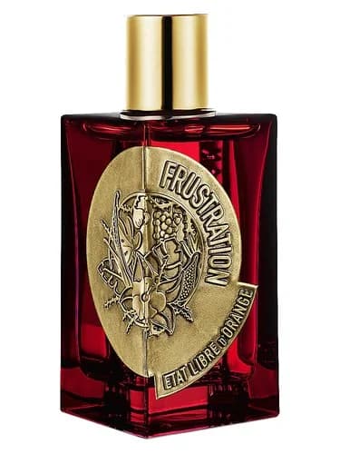 Frasco del perfume Frustration de Etat Libre D Orange — fragancia unisex