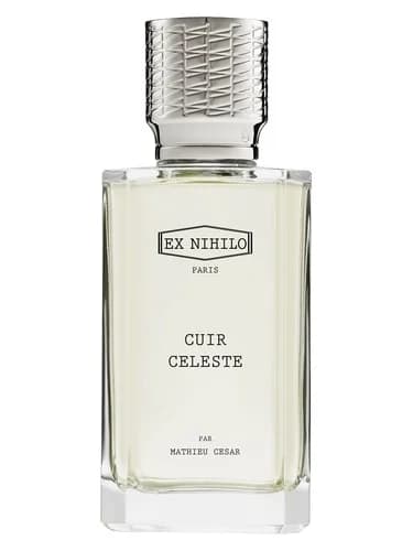 Frasco del perfume Cuir Celeste Par Mathieu Cesar de Ex Nihilo — fragancia unisex