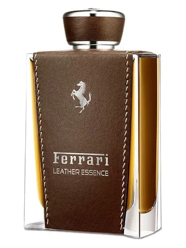 Frasco del perfume Leather Essence de Ferrari — fragancia masculino