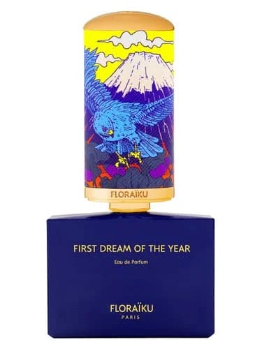 Frasco del perfume First Dream Of The Year de Floraiku — fragancia unisex
