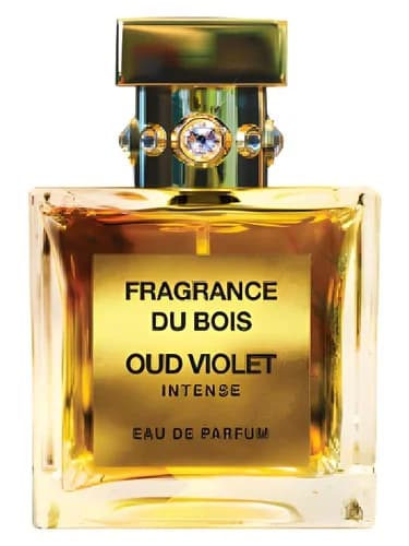 Frasco del perfume Oud Violet Intense de Fragrance Du Bois — fragancia unisex
