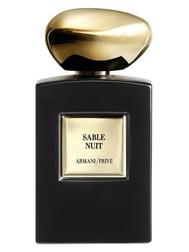Frasco del perfume Sable Nuit de Giorgio Armani — fragancia unisex