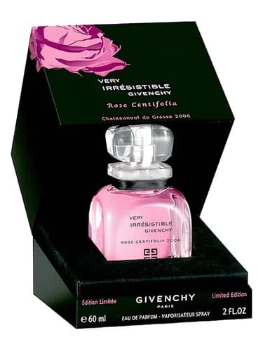 Frasco del perfume Very Irresistible Rose Centifolia De Chateauneuf De Grasse 2006 de Givenchy — fragancia femenino