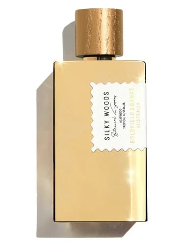 Frasco del perfume Silky Woods de Goldfield Banks Australia — fragancia unisex