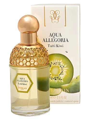 Frasco del perfume Aqua Allegoria Tutti Kiwi de Guerlain — fragancia femenino