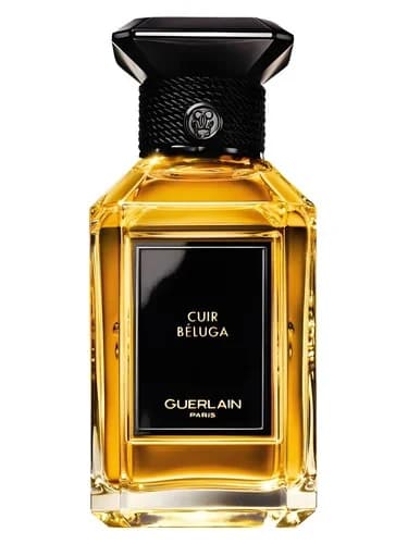 Frasco del perfume Cuir Beluga de Guerlain — fragancia unisex