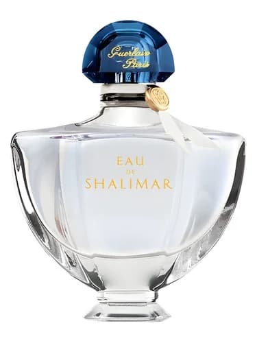 Frasco del perfume Eau De Shalimar de Guerlain — fragancia femenino