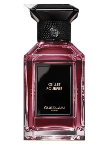 Frasco del perfume Oeillet Pourpre de Guerlain — fragancia unisex