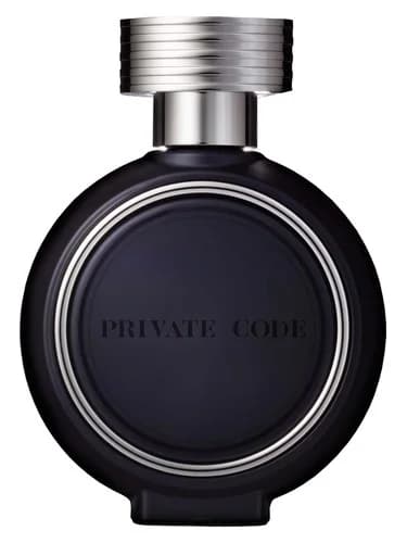 Frasco del perfume Private Code de Haute Fragrance Company Hfc — fragancia unisex