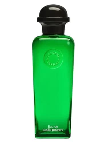 Frasco del perfume Eau De Basilic Pourpre de Hermes — fragancia unisex