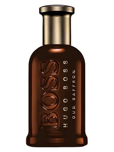 Frasco del perfume Boss Bottled Oud Saffron de Hugo Boss — fragancia masculino