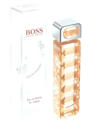 Frasco del perfume Boss Orange Celebration Of Happiness de Hugo Boss — fragancia femenino