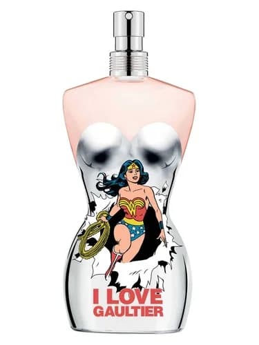 Frasco del perfume Classique Wonder Woman Eau Fraiche de Jean Paul Gaultier — fragancia femenino