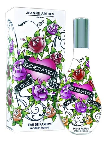 Frasco del perfume Love Generation Rock de Jeanne Arthes — fragancia femenino