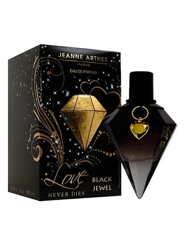 Frasco del perfume Love Never Dies Black Jewel de Jeanne Arthes — fragancia femenino