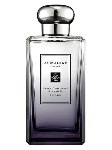 Frasco del perfume London Rain Black Cedarwood Juniper de Jo Malone London — fragancia unisex