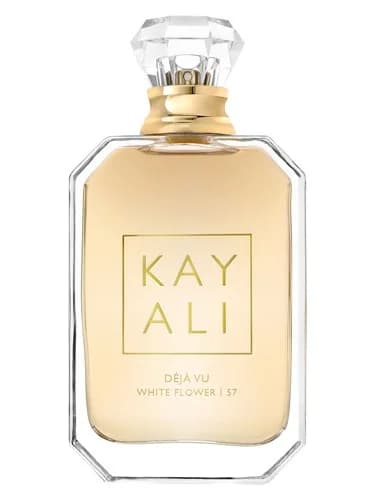 Frasco del perfume Deja Vu White Flower 57 de Kayali Fragrances — fragancia unisex