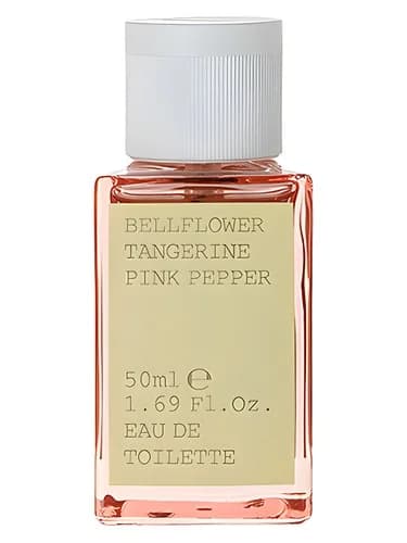 Frasco del perfume Bellflower Tangerine Pink Pepper de Korres — fragancia femenino