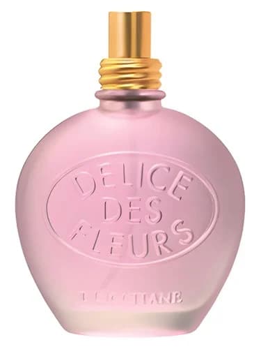 Frasco del perfume Delice Des Fleurs de L Occitane En Provence — fragancia femenino